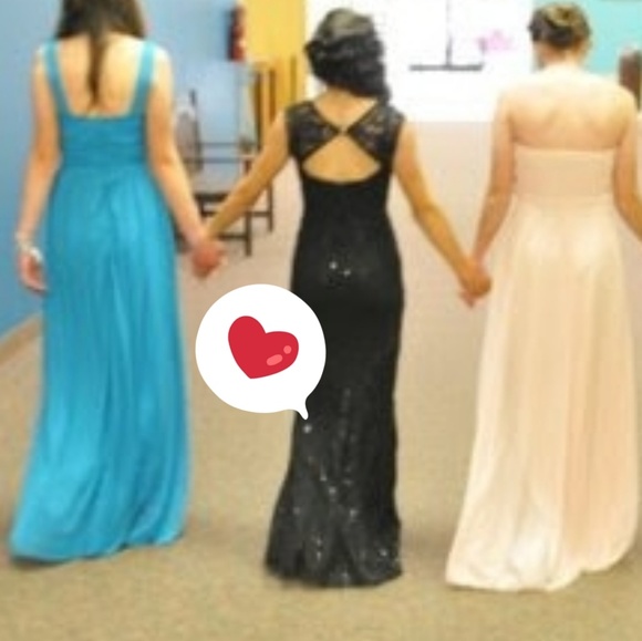 BLACK PROM DRESS - Picture 5 of 5